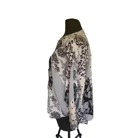 Maeve Anthropologie Women's White Black X - Small - Picture 3 of 4